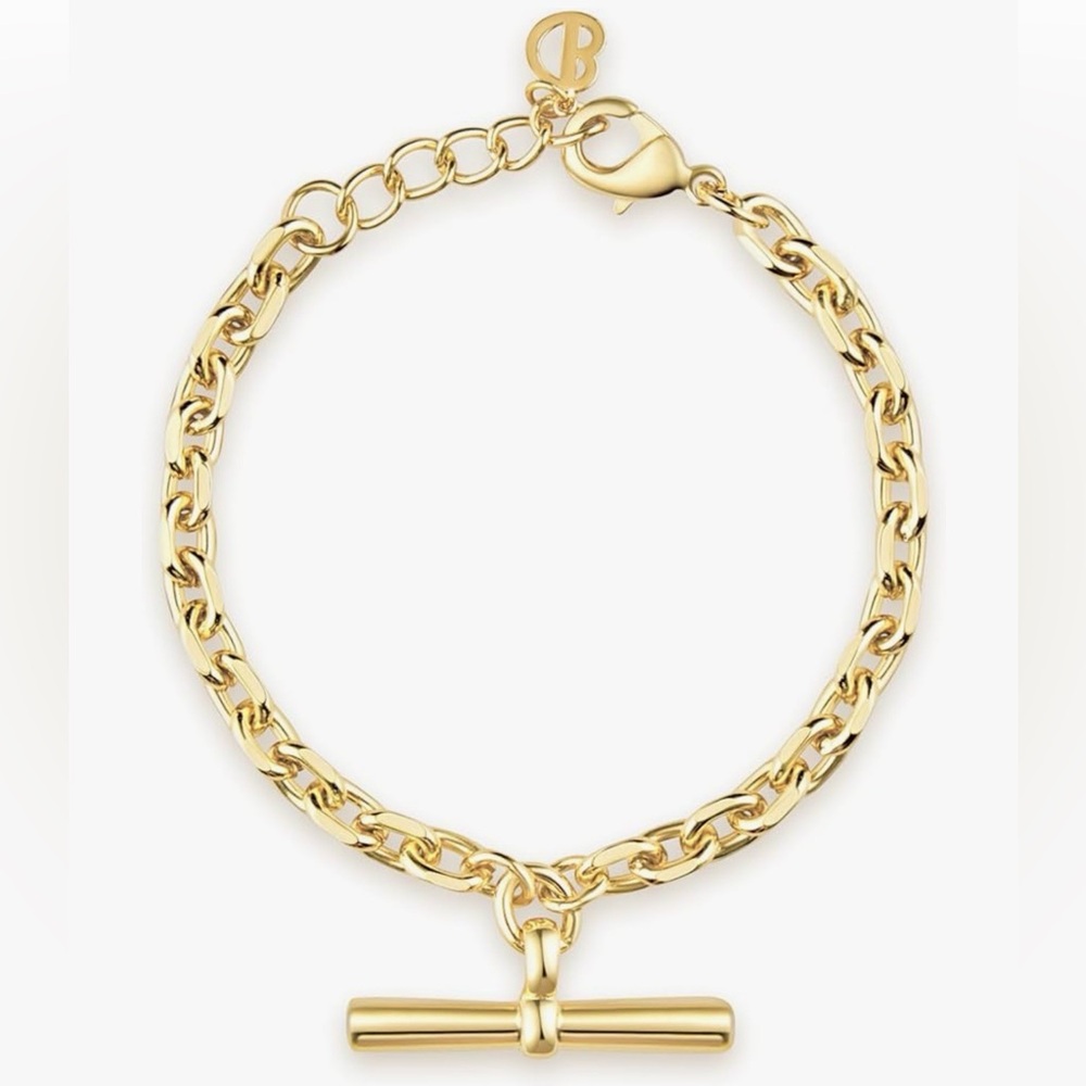 NEW 18K Gold Plated Elegant Gold Chain Bracelet
